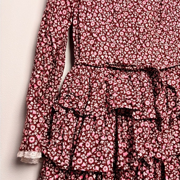 Vintage Ruffle Dress - Picture 2 of 6